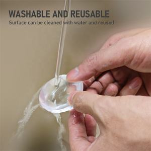 Protecteur mural de porte transparent 40x8mm, bouton de porte adhésif doux, autocollant muet, tampon de <span class=keywords><strong>Protection</strong></span> <span class=keywords><strong>Anti</strong></span>-<span class=keywords><strong>choc</strong></span> - Product Image 3