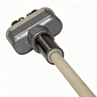 Sonde de température de type thermocouple R/S 0-1600 ℃   Céramique d'alumine de classe I à 99 % pour fours industriels à très haute température