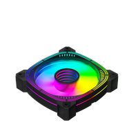 Ventilateur de boîtier d'ordinateur 120mm ARGB RGB PWM ventilateur de boîtier de refroidissement pour PC de jeu construit un fonctionnement silencieux à grande vitesse