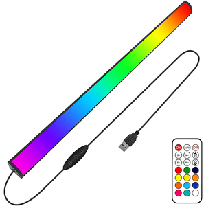 Barra de luz para Monitor, lámpara de escritorio RGBIC, regulable, LED dinámico, con efecto arcoíris, para juegos - Product Image 1