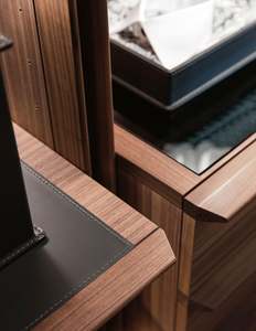 Armoires de chambre à coucher en bois sur mesure, vente directe d'usine, design populaire 2025, armoire à vêtements brune pour appartement - Product Image 4