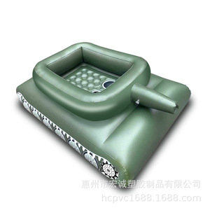 Piscine gonflable avec fonction de pulvérisation d'eau verte de 1,8 m pour enfants et adultes - Product Image 5