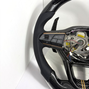Volante de Fábrica para Seat Alhambra, León, Ateca, Ibiza, <span class=keywords><strong>Toledo</strong></span> MK3, Arona, Diseño en Forma de D - Product Image 3
