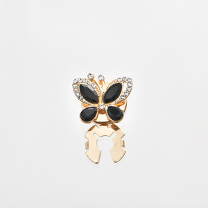 Jfrb132 Maple Leaf bướm trang trí phụ kiện clip trên nút có thể tháo rời không có may nút bìa cho phụ nữ áo sơ mi - Product Image 4