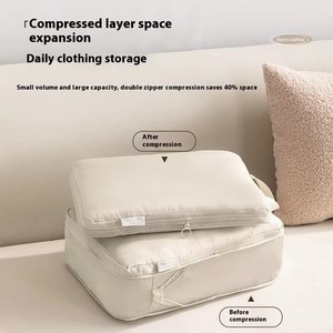 Sacs de rangement de compression pour valises de grande capacité, séparateurs de valises d'<span class=keywords><strong>extérieur</strong></span>, cubes de rangement pour bagages, organisateurs de voyage pour accessoires de voyage - Product Image 2