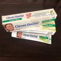Vente en gros de dentifrice CleverDoctor à la menthe fraîche 105g, nettoie la bouche, protège les gencives, rafraîchit l'haleine, laisse un parfum durable