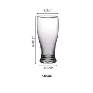 Copo de cerveja clássico personalizado, copo de vidro para artesanato, caneca de cerveja artesanal de trigo, 300ml, 400ml, 500ml, 600ml, 700ml