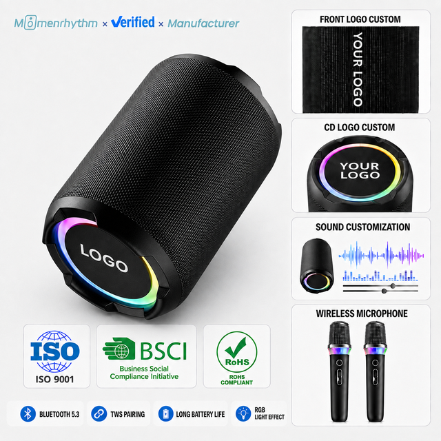 Brand Mark Sound Box Wireless Sound Speaker With Soft Button Audio Performance Multi Input Protective Shell for Channel Partner