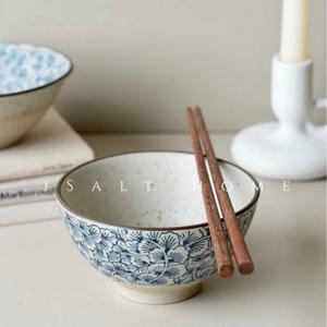 وعاء أرز سيراميك يدوي الصنع بتصميم عتيق وخشّن، أوعية حلويات، وعاء إفطار للزبادي والشوفان، أدوات مائدة سيراميكية - Product Image 3