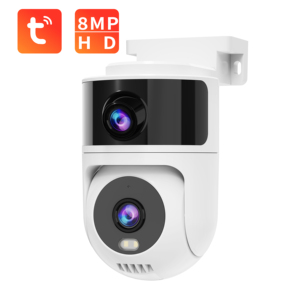 Caméra de surveillance Wi-Fi magnétique 4K avec contrôle via l'application Tuya, vision nocturne IR et microphone SD - Product Image 1
