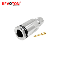 Konektor Koaksial RF Tanpa Solder (EZ)  Tahan Air  WTR400 H1000  Kabel Pemasangan Jepit  Colokan Tnc Male  Polarisitas Terbalik Pabrik (RP)
