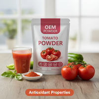Natuurlijk tomatenextractpoeder, wateroplosbaar, in vaten verpakt, OEM ODM bulkpoeder voor gebruik in voedingsmiddelen als smaak- en kleurstof.