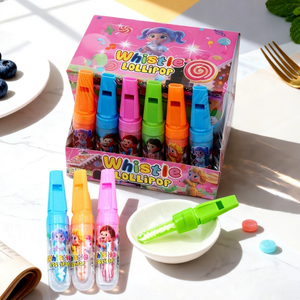 OEM Sifflet en forme de mamelon <span class=keywords><strong>Sucette</strong></span> Bonbons Jouet Bonbons fruités colorés <span class=keywords><strong>Sucette</strong></span> Bonbons durs <span class=keywords><strong>Sucette</strong></span> Jouets Bonbons - Product Image 1