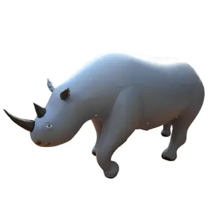 Rhino Rhinoceros Ballon Ballon Volant' Sweat à capuche unisexe