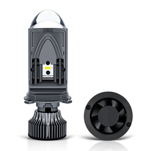 H4 Car <b>Led</b> <b>Projector</b> Lens <b>Projector</b> <b>Led</b> Headlight Dual Lens 3 Lighting High Power <b>Led</b> <b>Light</b> for Car H4 Motorcycle Headlamp 12v - Product Image 2