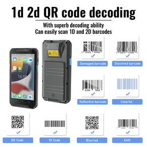 HC-PDA917 JR Máy Quét Dữ Liệu Thiết Bị Đầu Cuối Cầm Tay PDA Di Động Cầm Tay Gió Tiện Dụng 2G + 8G Máy Quét Gồ Ghề - Product Image 2