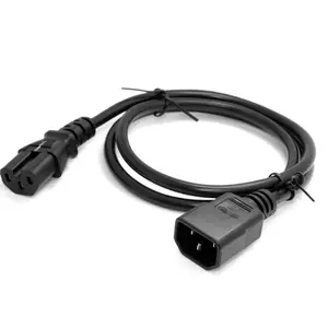 IEC C13 to C14 pc power cable IEC 60320 C13 to C14 female male power Cable cord