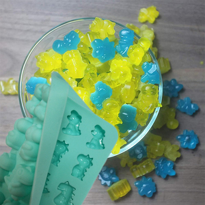 Форма для конфет из силикона в форме животных, синяя, 3D, пищевая, без бисфенола А, экологичная, для духовки, термостойкая - Product Image 4