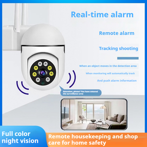 Trong nhà/ngoài trời IP65 không thấm nước không dây hai chiều âm thanh Hệ thống camera an ninh tầm nhìn ban đêm CMOS cảm biến Wifi theo dõi chuyển động của con người - Product Image 3