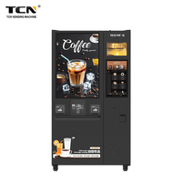 Máquina Expendedora de Café Automática TCN, de Grano a Taza, con Leche Fresca, Kiosco Inteligente de Café, Proveedor Chino para Negocios
