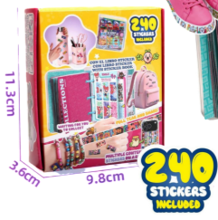 Juego de Cuentas para <span class=keywords><strong>Hacer</strong></span> Pulseras Coloridas de Primera Calidad para Manualidades Creativas Infantiles, Fabricación de <span class=keywords><strong>Joyas</strong></span>, Regalos de Cumpleaños y Recuerdos de Fiesta - Product Image 3