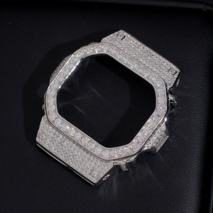 นาฬิกา <span class=keywords><strong>DW</strong></span>-5600 รุ่น Hexagonal Ice Out <span class=keywords><strong>g</strong></span> <span class=keywords><strong>Shock</strong></span> ขอบหน้าปัดประดับเพชรโมอิสซาไนต์ เงินแท้ 925 นาฬิกา <span class=keywords><strong>g</strong></span> <span class=keywords><strong>Shock</strong></span> สี D ระดับความสะอาด VVS1 นาฬิกาเพชรโมอิสซาไนต์สำหรับผู้ชาย - Product Image 5