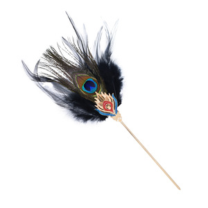 Accessori per capelli con piume di pavone-elegante forcina per donne ragazze festa di compleanno di nozze - Product Image 3