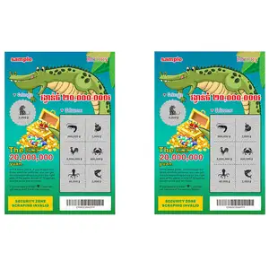 Custom Print Manufacturer Colorful And Cheap Lottery Tickets