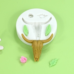 Moldes <span class=keywords><strong>de</strong></span> Silicona con Forma <span class=keywords><strong>de</strong></span> Cabeza <span class=keywords><strong>de</strong></span> Toro AK para <span class=keywords><strong>Fondant</strong></span>, Chocolate, Caramelos, Arcilla, Plastilina, Herramientas para Niños, Decoración <span class=keywords><strong>de</strong></span> Pasteles, Repostería - Product Image 1