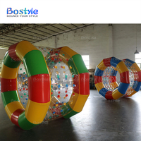 Haute qualité certifié CE PVC parc aquatique gonflable marche Roller Ball piscine d'eau extérieure jouet adultes installations d'amusement 500kg