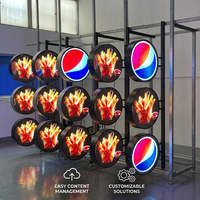 LED-Runddisplay-Bildschirm Maßgefertigte Digitale Beschilderung LED-Videowand-Panels für Einzelhandelsgeschäfte Markenpromotion Werbeschild Werbetafel