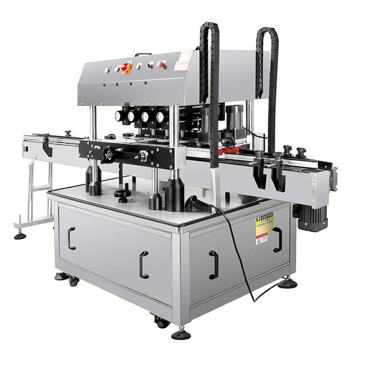 New Automatic Linear Capping Machine Screw Pump Disc Round Bottle Automatic Capper Machines With Lid Feeder