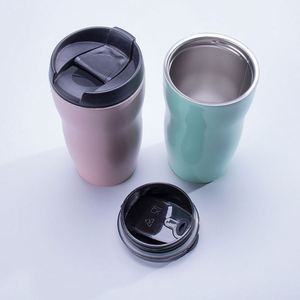 250 Ml Hot Selling <b>Double</b> <b>Wall</b> Thermal <b>Mug</b> Stainless Steel Tumbler Water Bottle Custom Logo Pea Shape With Lid - Product Image 3