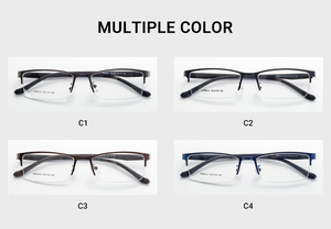 Tùy Chỉnh meijin M98022 Người Đàn Ông Của Kinh Doanh Thép Tấm Đền Kính Hình Chữ Nhật Kính Quang Khung Với Ống Kính Rõ Ràng Cho Đọc - Product Image 5