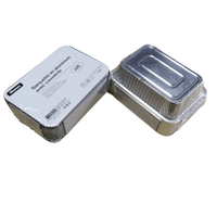 Boîtes à repas jetables en aluminium 1000 ml, boîtes à emporter, contenants alimentaires de qualité restaurant
