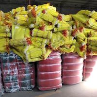 Groothandel 50*80cm aardappel-uien netzak met trekkoord 20kg 25kg 30kg 45kg Sterke PP netzak voor fruit- en groenteverpakkingen