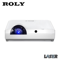 Projecteur laser ROLY RL-C40SW+ C40W+ à courte focale 0,5 m, 4000 lumens WXGA 1280*800, projecteur professionnel pour salle de classe interactive