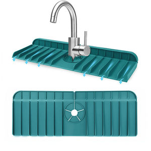 Tappetino In Silicone Per Rubinetto Con Drenaggio, Antigoccia, Paraspruzzi, Regolabile, Per Cucina E Bagno