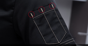 เสื้อแจ็กเก็ตสำหรับเชฟชายสำหรับฤดูร้อนเสื้อผ้าเครื่องแบบทำงานสำหรับเชฟพนักงานร้านกาแฟร้านอาหาร - Product Image 6