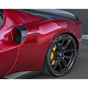 กรอบช่องระบายอากาศด้านหลังคาร์บอนไฟเบอร์แห้งแบบใหม่สำหรับ Ferrari 296 GTB & GTS 2021-2025 - Product Image 2