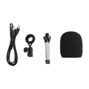 데스크탑 녹음 스튜디오 USB 콘덴서 마이크 삼각대 스탠드/에코/음소거/모니터 전화 PC <span class=keywords><strong>Skype</strong></span> 온라인 게임 Vlogging - Product Image 6
