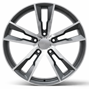 DEONEO Llantas Forjadas Personalizadas 15 16 <span class=keywords><strong>17</strong></span> 18X8.0 19X9.0 20X9.5 21X10 22X10 24X12 con Acabado Mecanizado y Cinco Radios para A4 <span class=keywords><strong>A5</strong></span> A6 A7 320Li 260L - Product Image 5