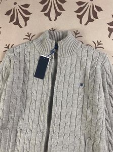 Suéter de Punto con Cierre y Logotipo Bordado RL, Chaqueta para <span class=keywords><strong>Hombre</strong></span>, Cárdigan para Pareja, Otoño e Invierno - Product Image 3