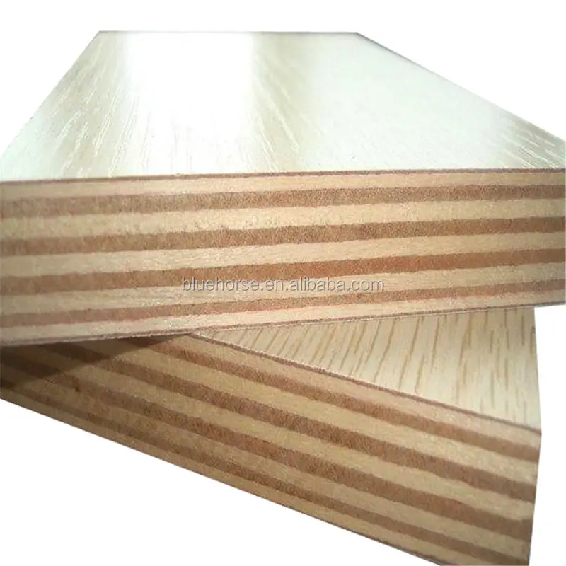 Tablero de melamina 4x8 de 16mm, 18mm, madera contrachapada de melamina de doble cara