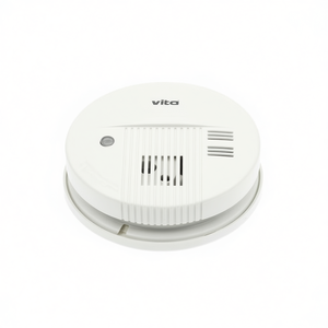 Détecteur de fumée Vita rond blanc 100 mm, dispositif de sécurité domestique intérieur - Product Image 3