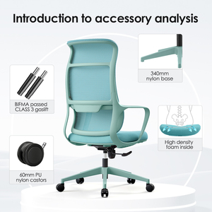Nuevo Diseño, Mayor Comodidad, Sillas de Oficina Ergonómicas de Malla de Guangdong, Conjunto de Silla y Escritorio de Oficina, Muebles de Oficina - Product Image 5
