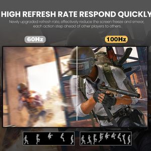 CRUA Moniteur d'ordinateur professionnel incurvé de 27 pouces, panneau 100HZ FHD VA, résolution 120% SRGB 1k, lunette étroite, large pour une utilisation sur PC - Product Image 6