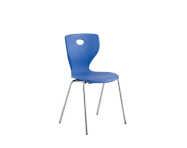 Chaise d'école empilable en plastique PP coloré au design contemporain pour l'étude des élèves en classe et à la maison (vente en gros)