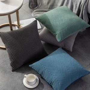 Funda de Almohada de Terciopelo Casual para el Hogar, sin Relleno, para Artículos Promocionales de Fiesta - Funda de Cojín para Sofá - Product Image 2