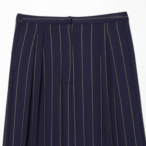 PB&ZA Donna 2026 Estate Autunno Nuovi <span class=keywords><strong>Pantaloni</strong></span> Larghi Chic alla Moda Vintage <span class=keywords><strong>a</strong></span> Vita Alta in <span class=keywords><strong>Lino</strong></span> <span class=keywords><strong>a</strong></span> <span class=keywords><strong>Righe</strong></span> Dritti Femminili Mujer - Product Image 3